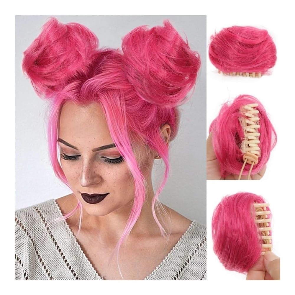 Chignon synthétique oreilles de chat pour soirées et festivals