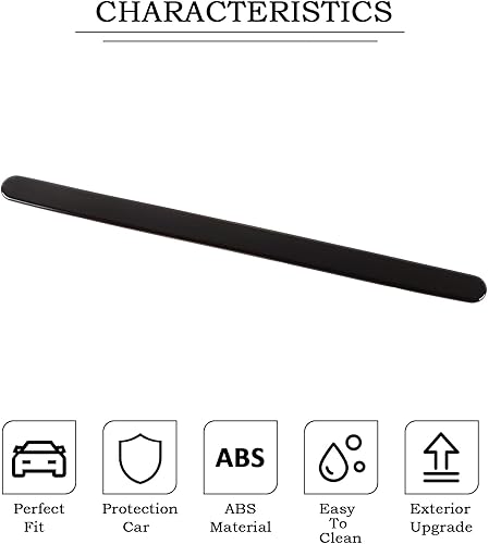 Miniatura 3 de RT-TCZ Exalted 3 luz de freno cubierta guardia marco biseles decoración accesorios para Chevrolet Camaro 2016-2021 (negro)