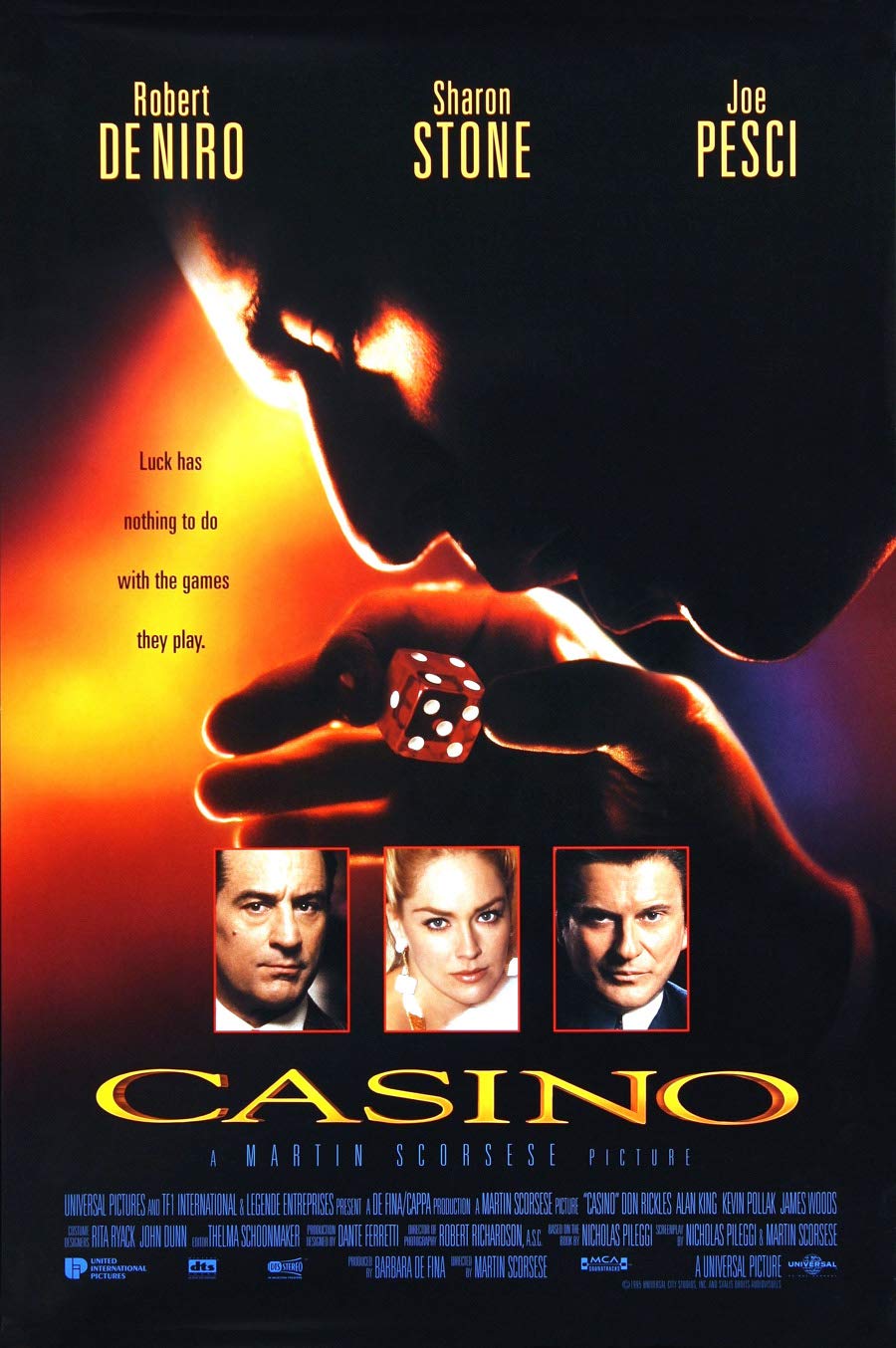 Amazon.co.jp: 元カジノ映画ポスター2両面27 x 40 ROBERT DE NIRO