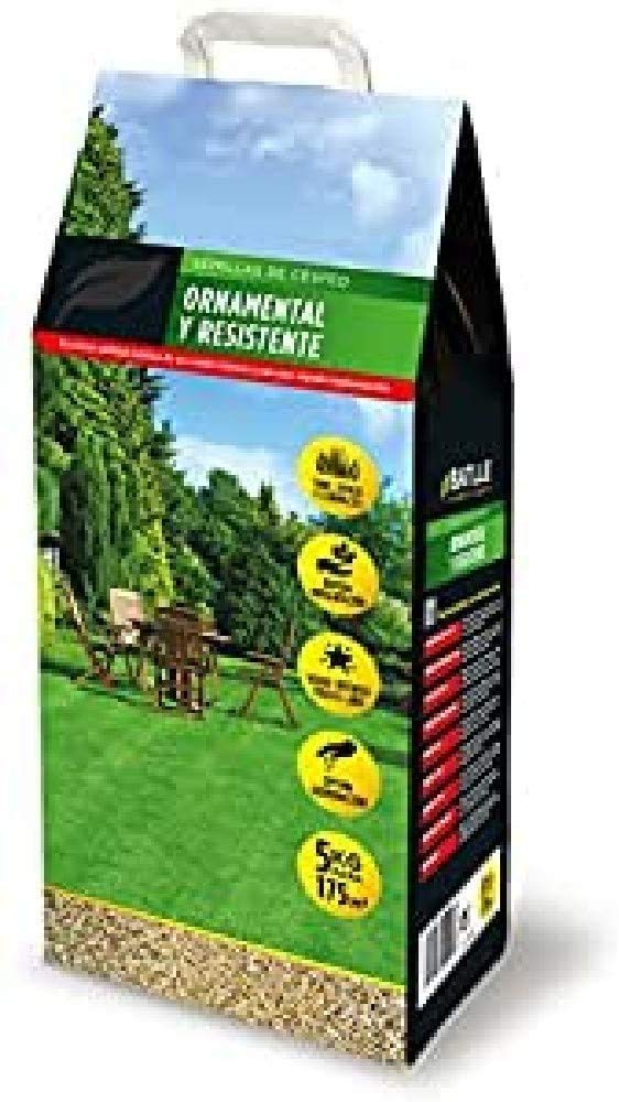 Semillas Batlle Semillas de Césped - Césped Ornamental y Resistente 5kg - Batlle + Abonos - Fertilizante Cesped Primavera-Verano Cubo 5kg - Batlle