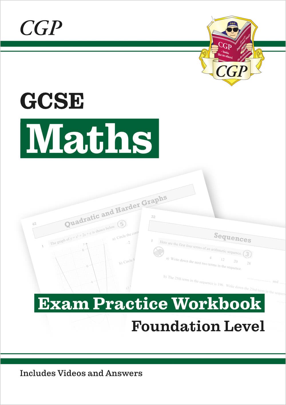 GCSE Maths Exam Practice Workbook: Foundation - includes Vide... - 9781782943815
