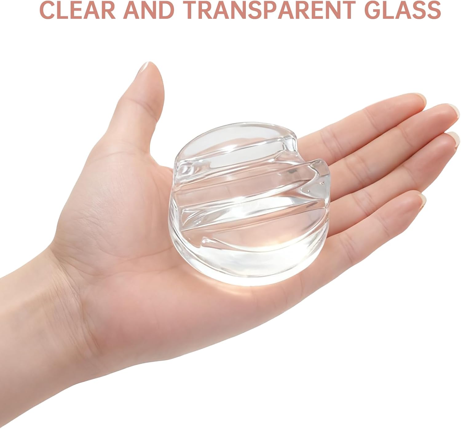2Pcs Fermentation Glass Weights for Wide Mouth Jars - Pickle Bottles with Sealing Lids for Efficient Fermenting - Durable, Transparent Fermenting Lids and Weights for Sauerkraut (F Stripes)