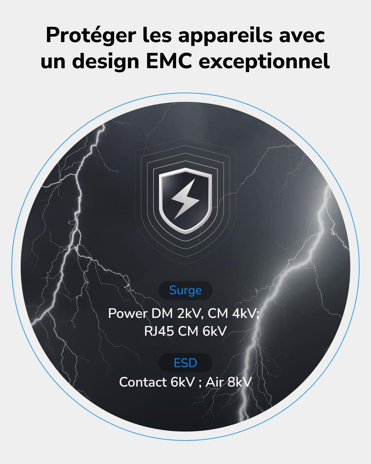 Cudy Commutateur Intelligent Gigabit à 10 Ports, Professionnel, GS108ES2 | 8 ports GbE, 2 ports de liaison montante par fibre optique, débit à vitesse filaire, isolation des ports/mode 250 m
