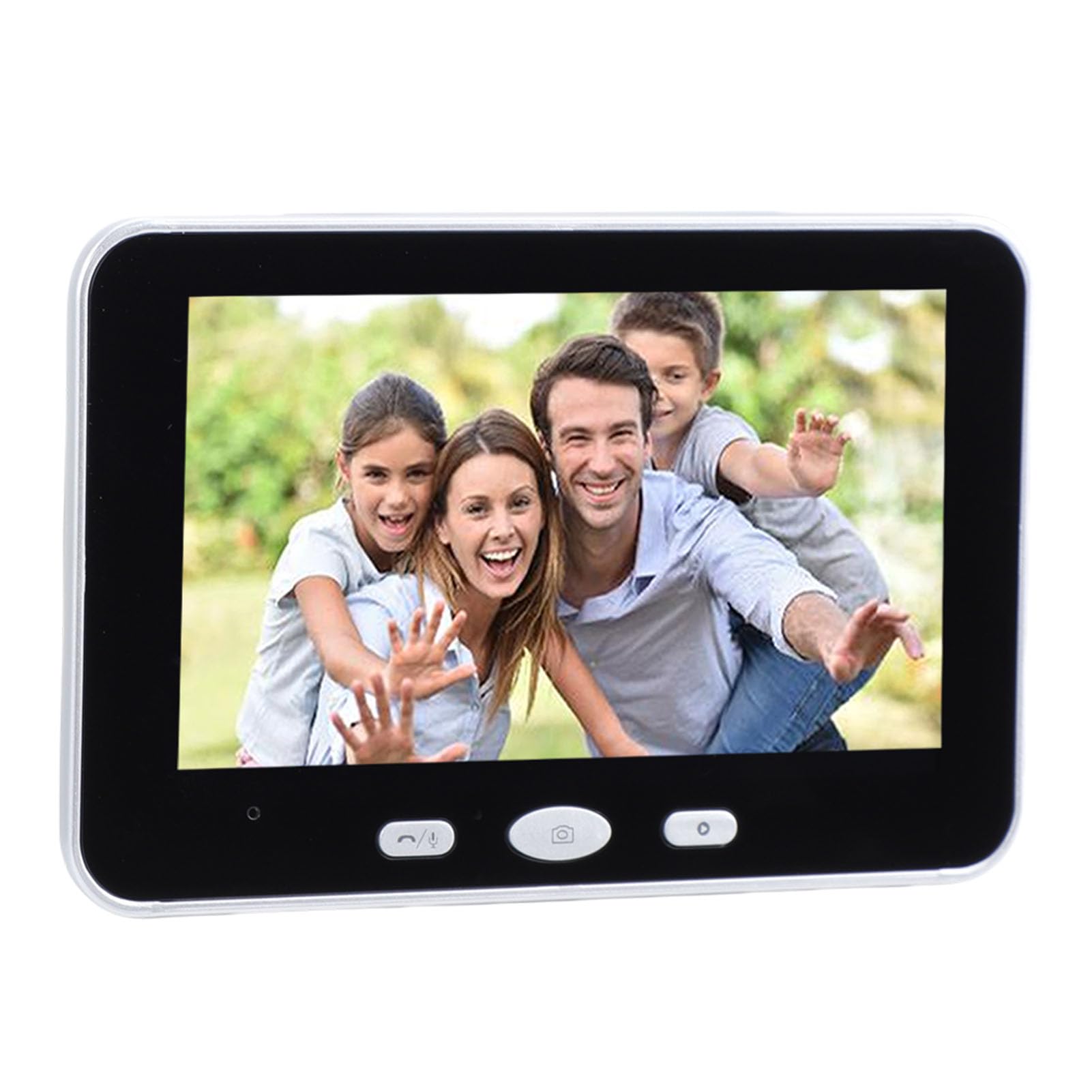 Walfront Caméra de Sonnette Vidéo WiFi, 5 Pouces 1080P 150 Degrés