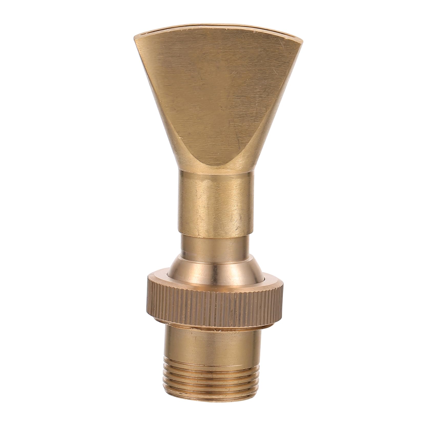 CIYODO Copper Nozzle 1/2'' 3/4'' Garden Sprinkler Nozzle Fan Shaped Fountain Sprinkler Head Easy Install