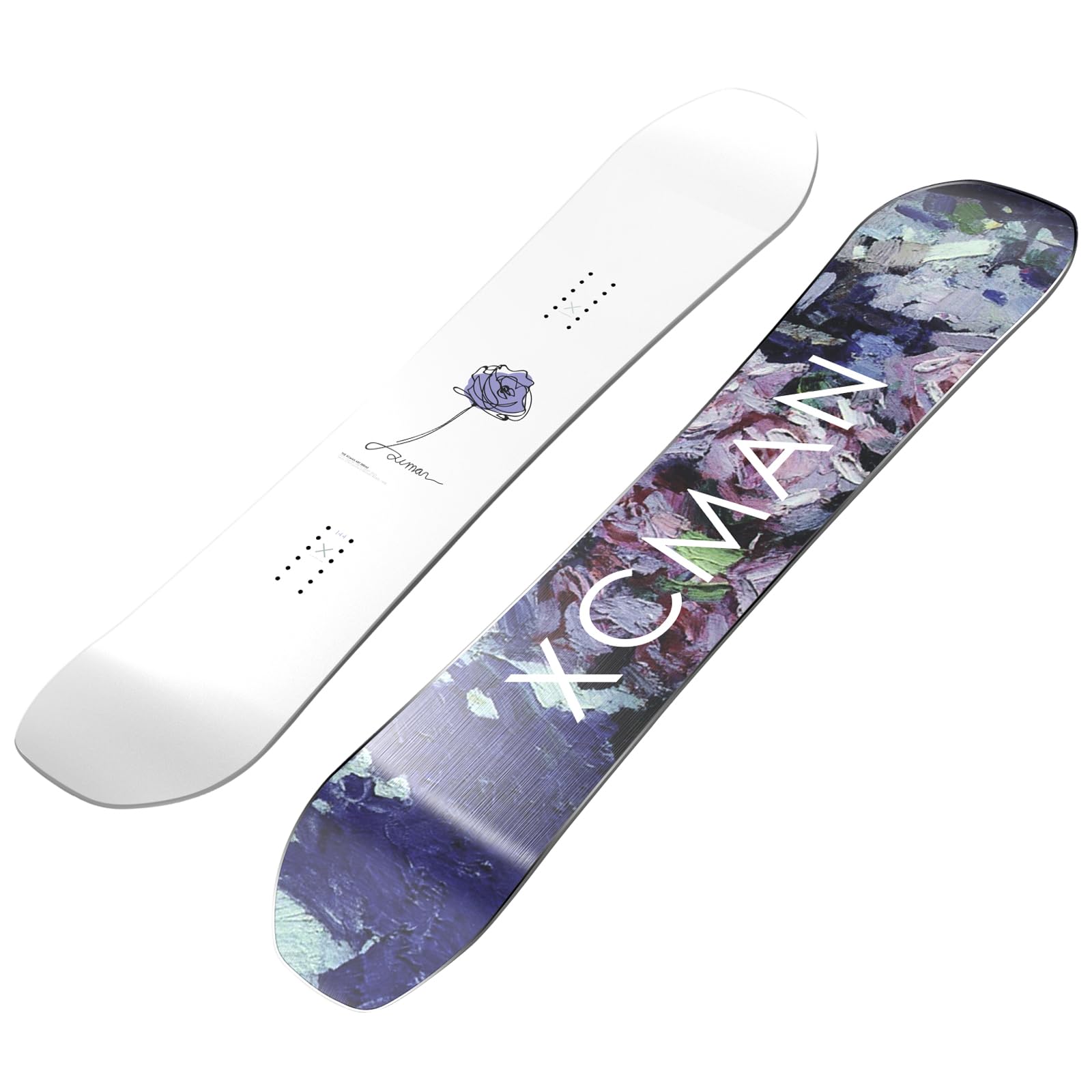 XCMAN Freeride Snowboard Beginner All Mountain,The Best All-Terrain, Dual-Directional, Hybrid Snowboard for All Levels