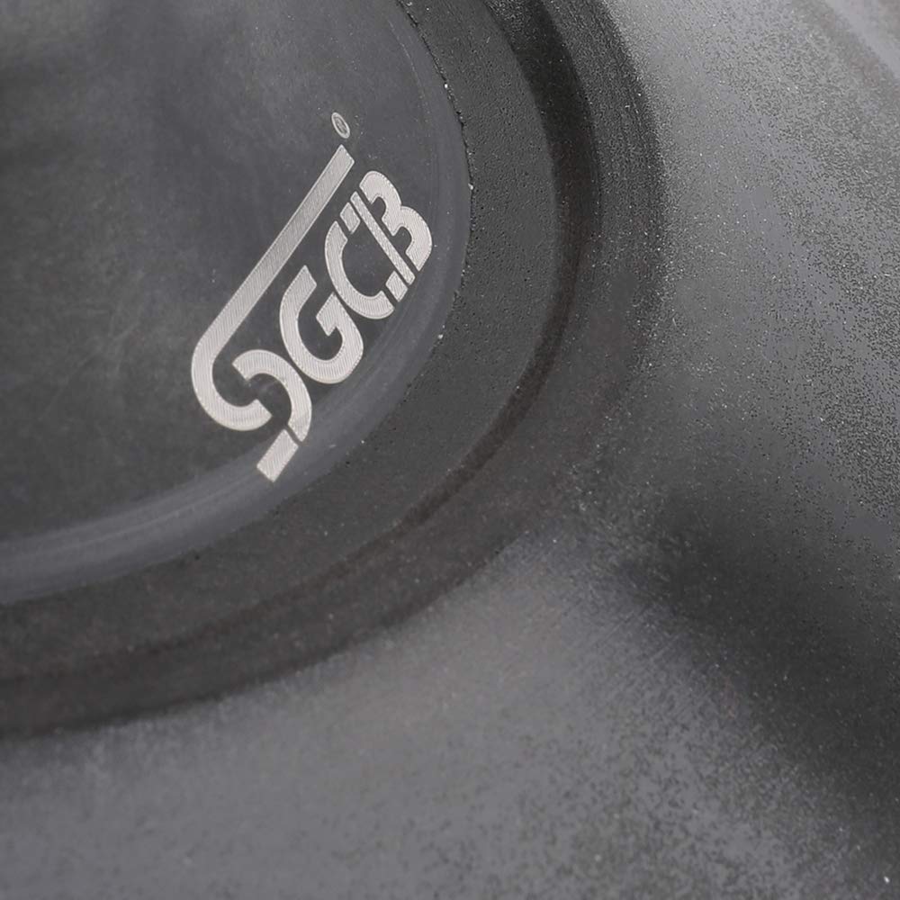 SGCB 6” RO Rotary Flexible Backing Plate, Hook-and-Loop Face 5/8” Thread PU Soft Backing Pad Used On Rotary Polisher Sander for Sanding Polishing Buffing Finishing