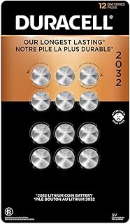 12 Duracell DL2032 Duralock Lithium Batteries Cell Button Electronics (2x6)