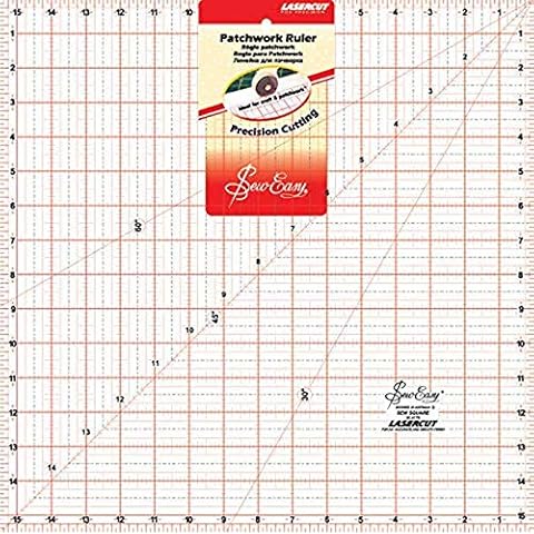 Tacony Corporation SewEasy Square Quilt Ruler Cover