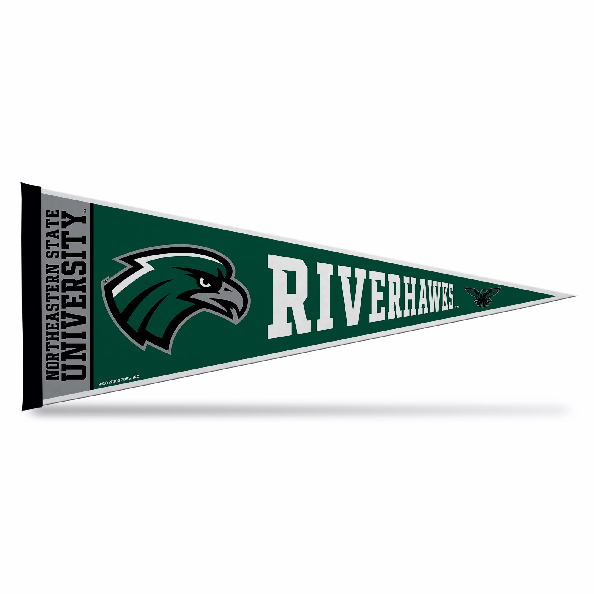 Rico Industries NCAA Northeastern State Riverhawks Exclusive 12" x 30" Felt Wall Décor Pennant - Great for Home/Bed Room/Man Cave Décor