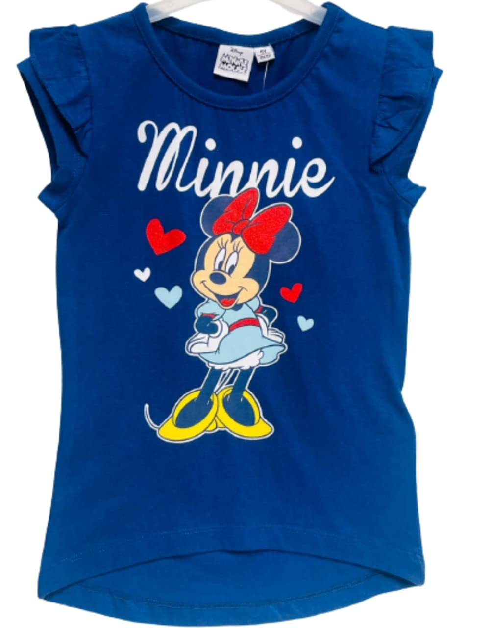 Divas Worlddisney Minnie Mouse Girls T Shirt Top Kids Short