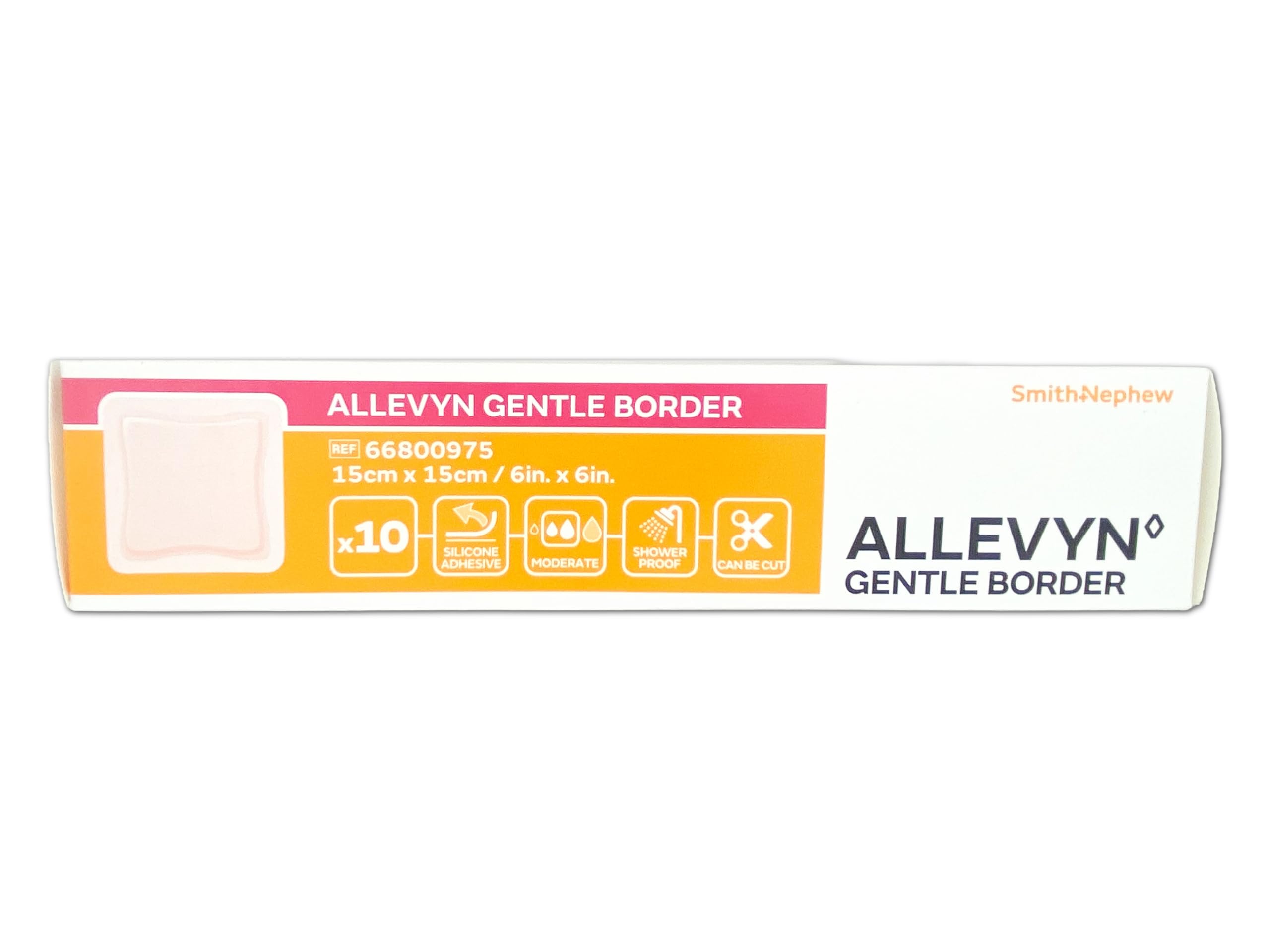 S+N, Allevyn Gentle Border, 15x15cm, 10 stück