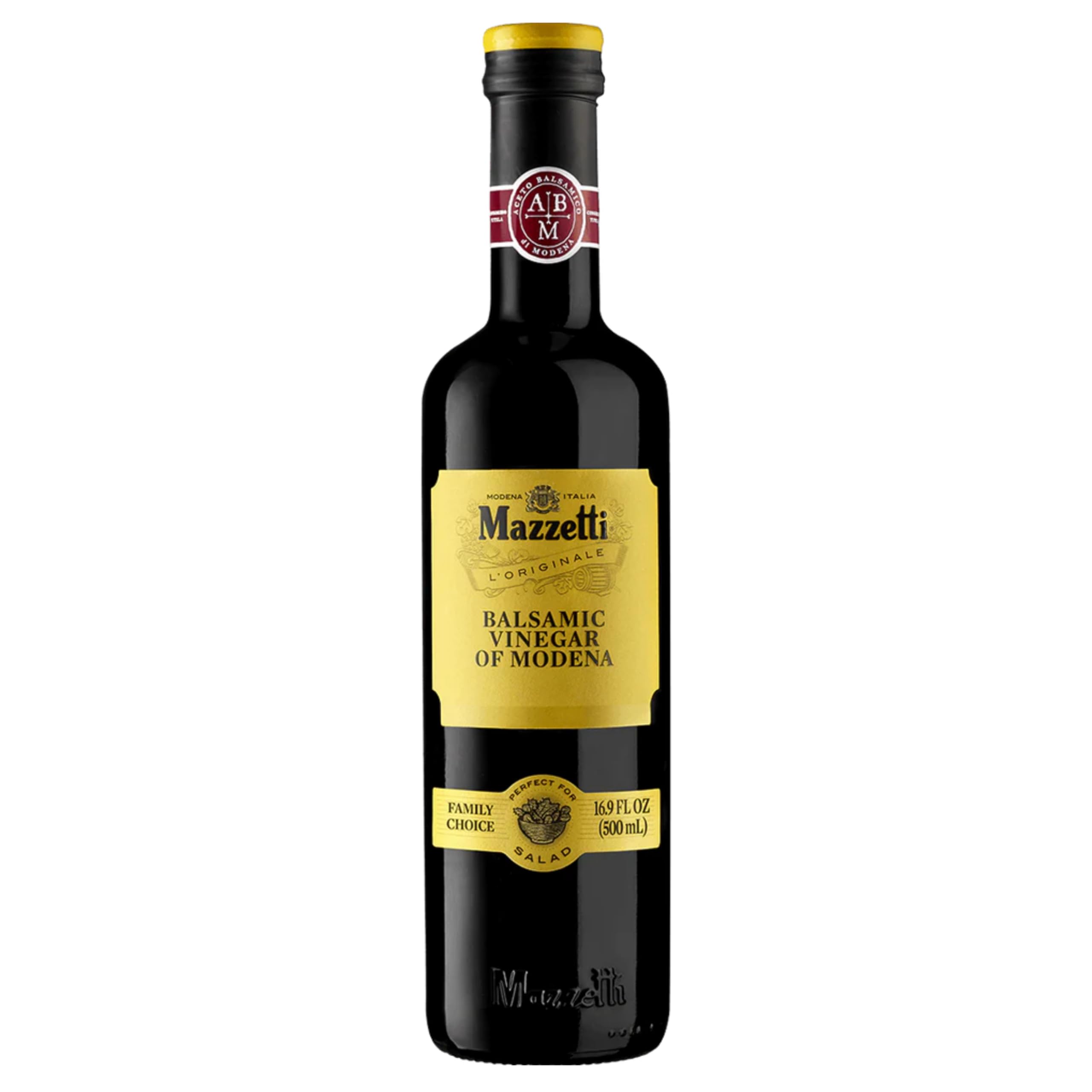 L'Originale Italian Balsamic Vinegar of Modena, Organic & Aged, Yellow Label 2 Leaf 16.9 Ounce