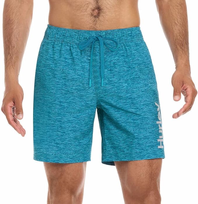 Short de bain Hurley anti irritation vert et gris en taille Small