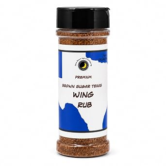 Brown Sugar Texas BBQ Wing Rub | Sweet & Smoky Dry Seasoning | 5.5 oz