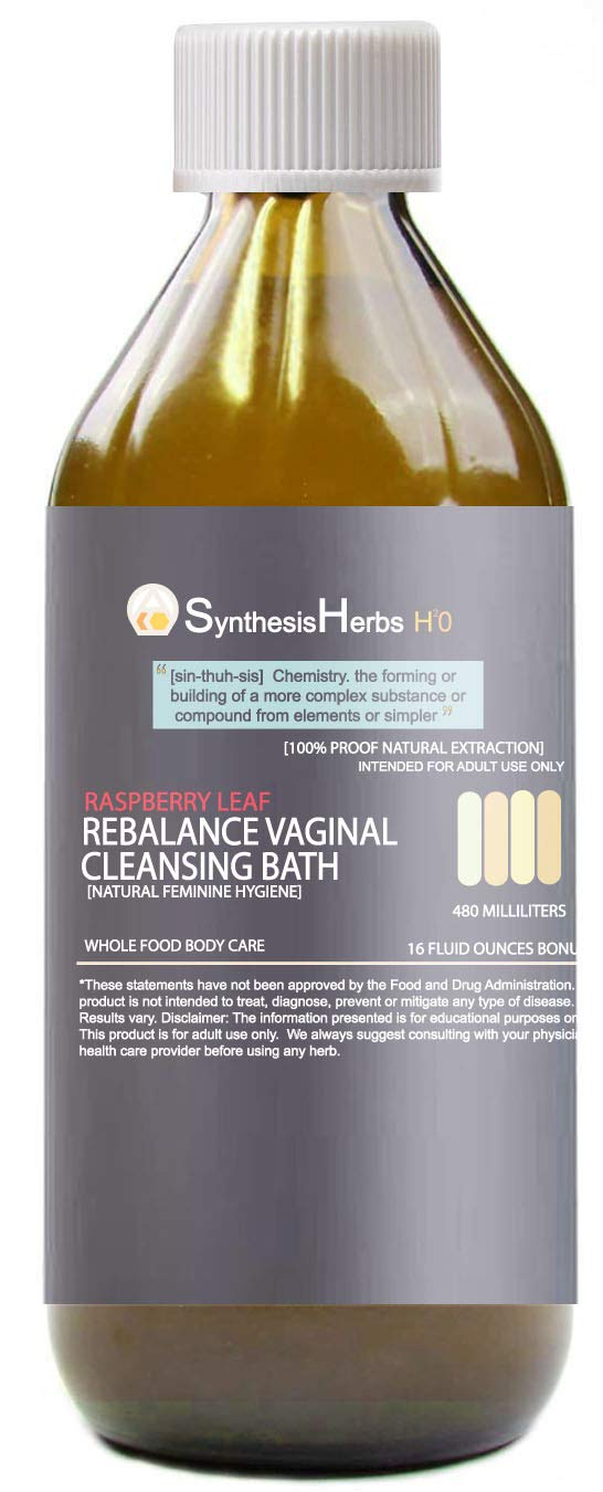 Raspberry Leaf Rebalance Vaginal Cleansing Bath (Odor Relief, Deep Cleansing Action)