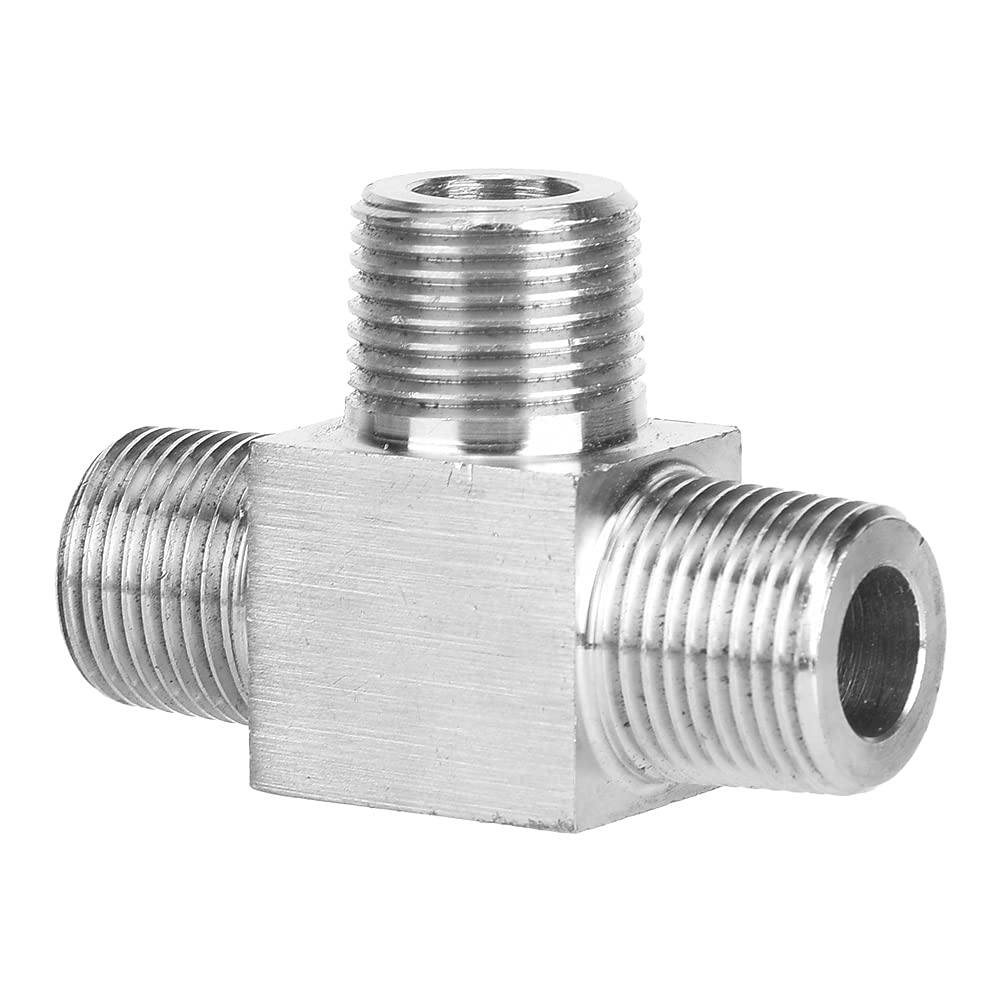 Raccordo/Adattatore per Tubi in Acciaio Inossidabile 304 con Filettatura Maschio BSP da 1/8, 1/4, 3/8, 1/2, 3/4, 1 Lungo  13