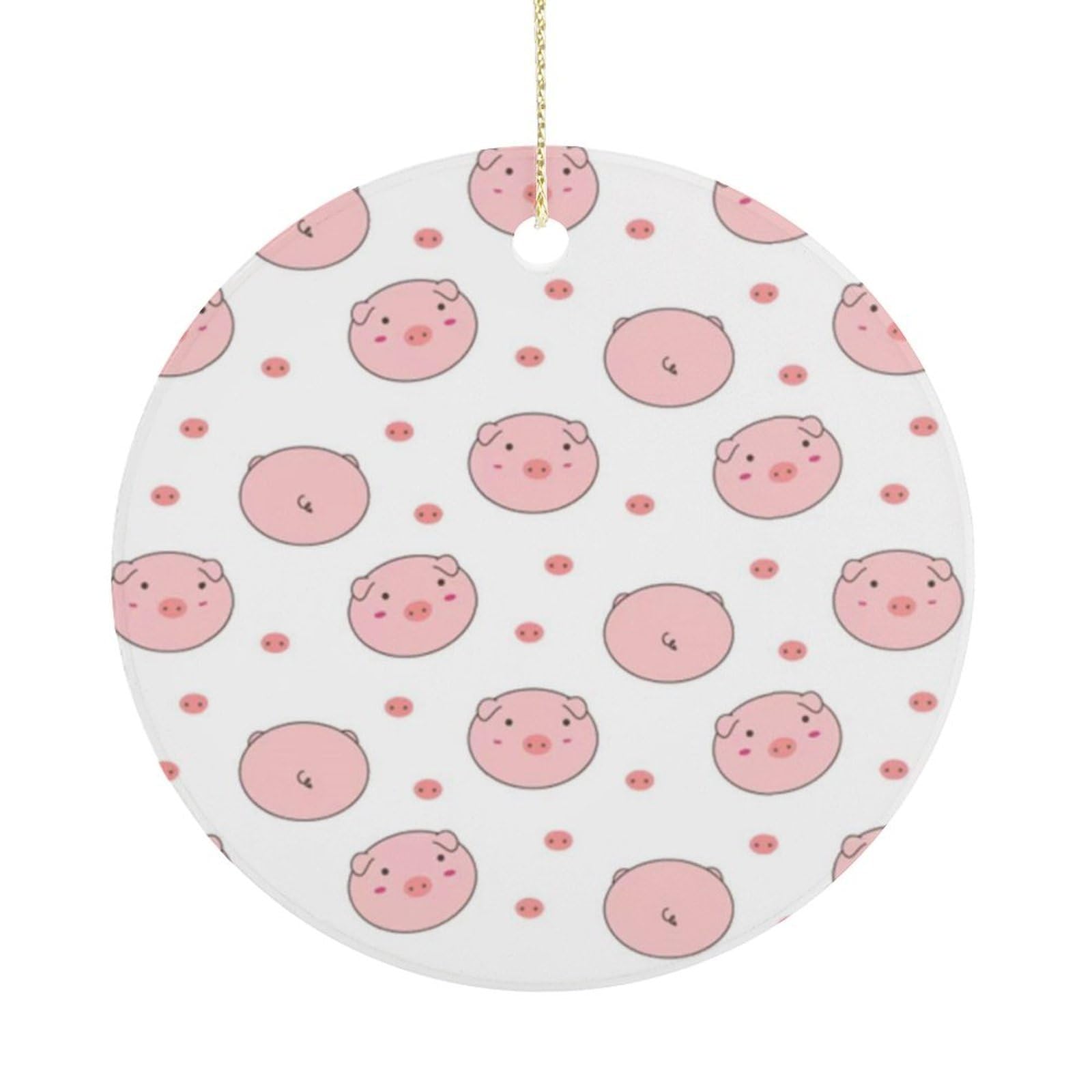 Adfgyerh Women's Style Smiling Hanging Ceramic Ornaments, Christmas Tree Decorations, Funny Home Decor Gifts For Sisters & Work Best Friends