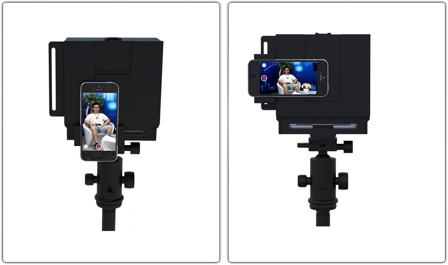 Best Review Teleprompter for Phone and DSLR Camera DV Camcorder Portable Prompter with Remote Control Promo 40% OFF Teleprompter for Phone and DSLR Camera DV Camcorder Portable Prompter with Remote Control