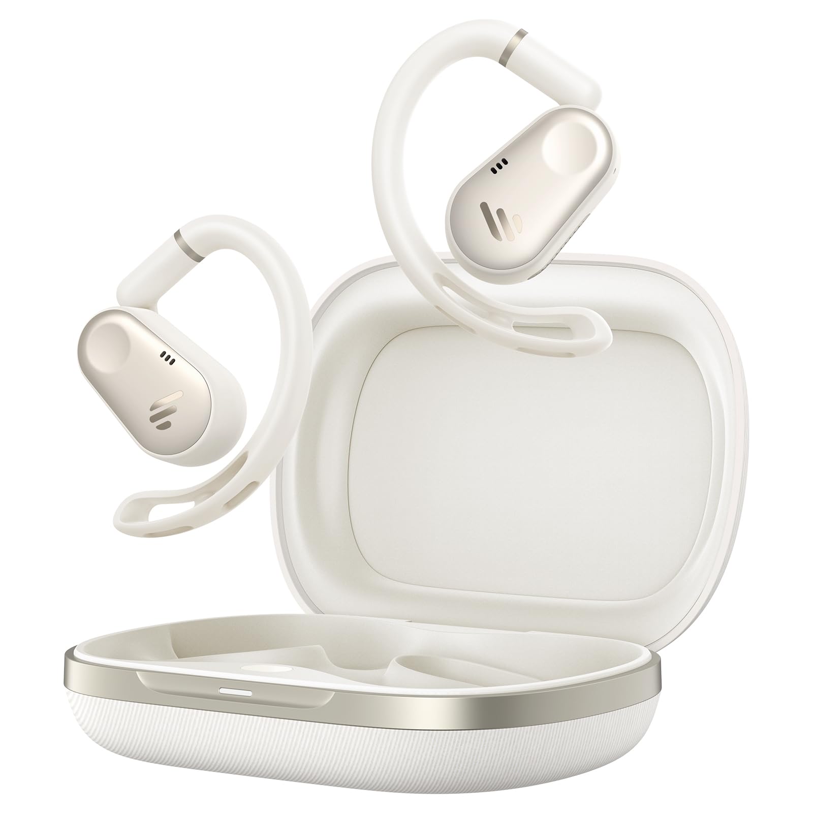 Edifier Cuffie senza fili con auricolari aperti, auricolari con audio ad alta risoluzione 40 ore di riproduzione, IP55 antipolvere e impermeabile, Bluetooth 5.4, ganci ergonomici leggeri