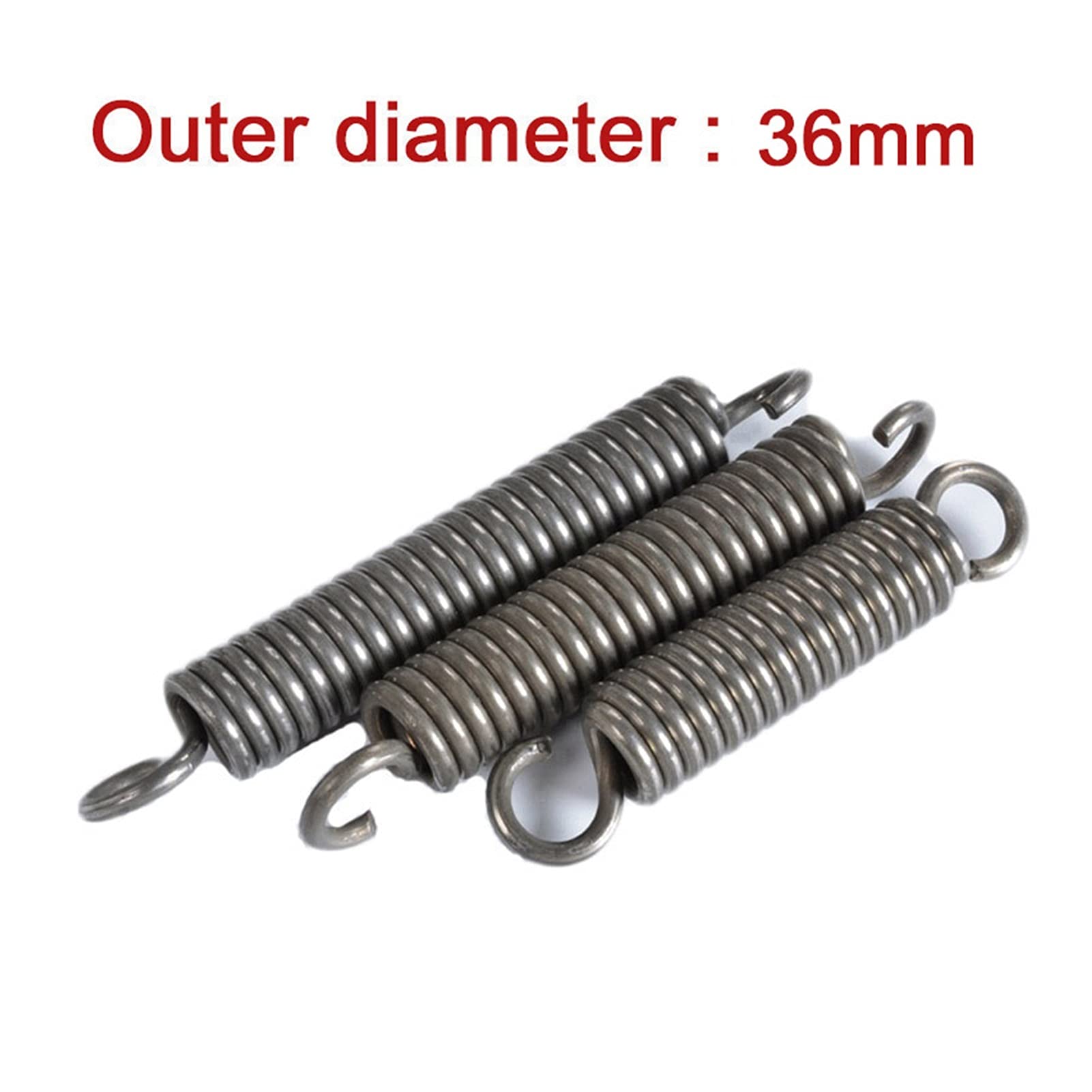 Sostituzione Della Molla Di Tensione in Metallo 1 Pcs Molla Telescopica Di Tensione 65 Mn Materiale in Acciaio Diametro Del Filo Della Molla 3,5 Mm Diametro Esterno 36 Mm Lunghezza 100 Mm-500 Mm/36Mm/