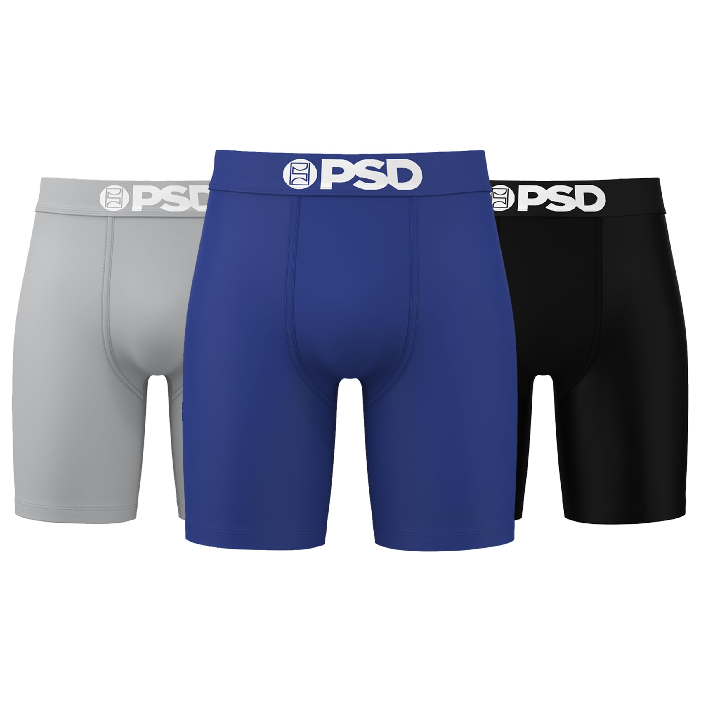 PSD Men's La Blue Solid Cotton 3-Pack-picture-15