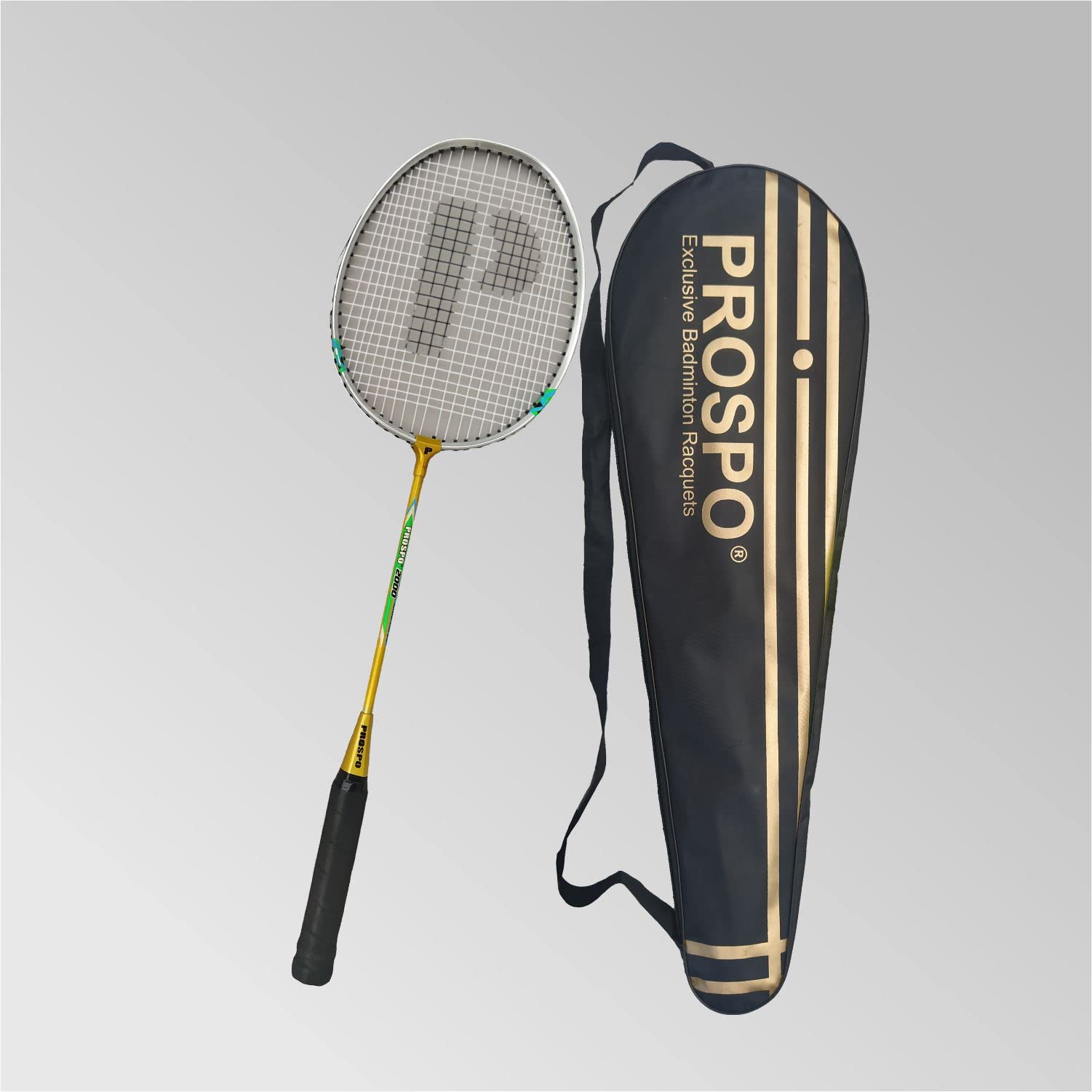 Prospo 2000 Lightweight Intermediate Long Head Alloy Steel Badminton Racquet with Free Cover High Modulus Aluminum, Superlight Carbon Fiber Badminton Racquets (Yellow) Glossy Finish (B0BD4LNBPB) Amazon Price History, Amazon Price Tracker