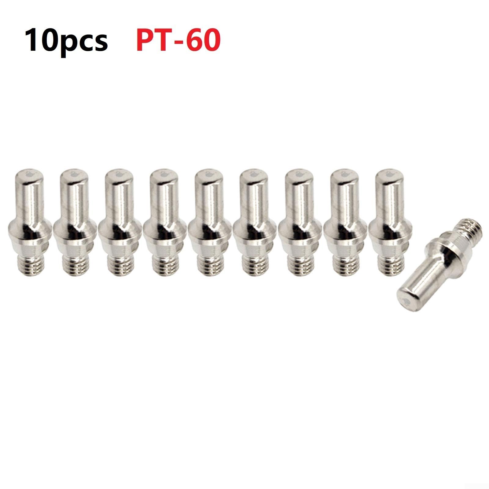 Lot de 10 électrodes de découpe plasma spécialement conçues pour les applications de torche PT60 PT40 IPT60 IPT40