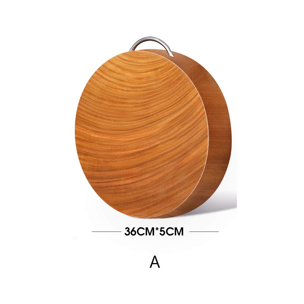 Tagliere da Cucina Tagliere con Impugnatura Heavy Duty Tagliere di Servizio Bamboo Tagliere Design della Sospensione - 8 Diverse Dimensioni Tagliere Professionale (Size : A)