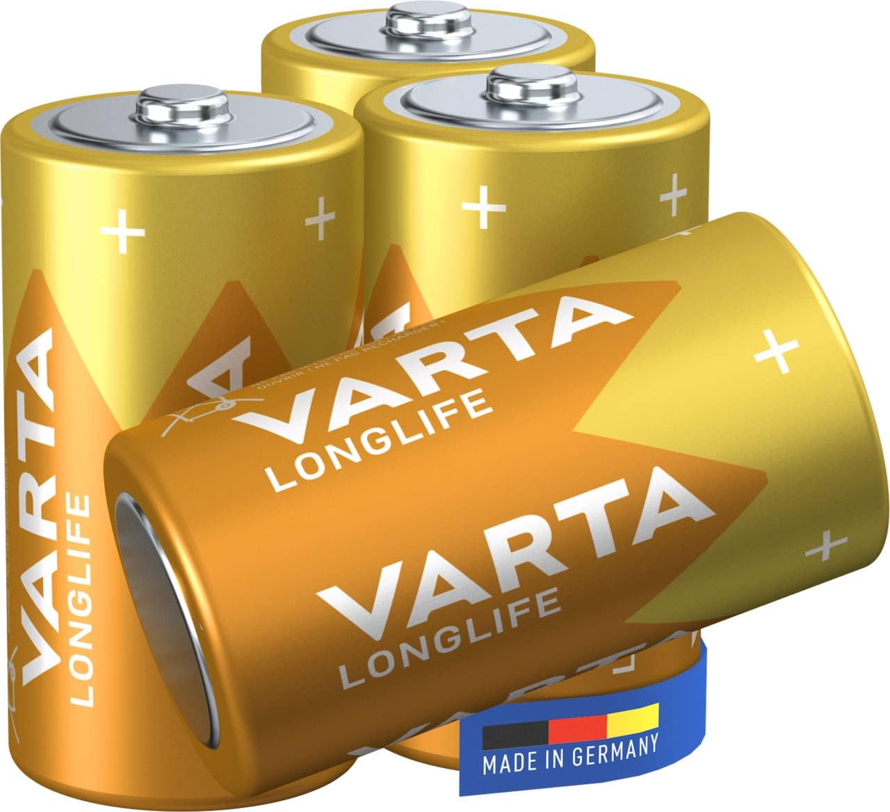 VARTA Batterien D Mono, 6 Stück, Longlife, Alkaline, 1,5V, ideal für