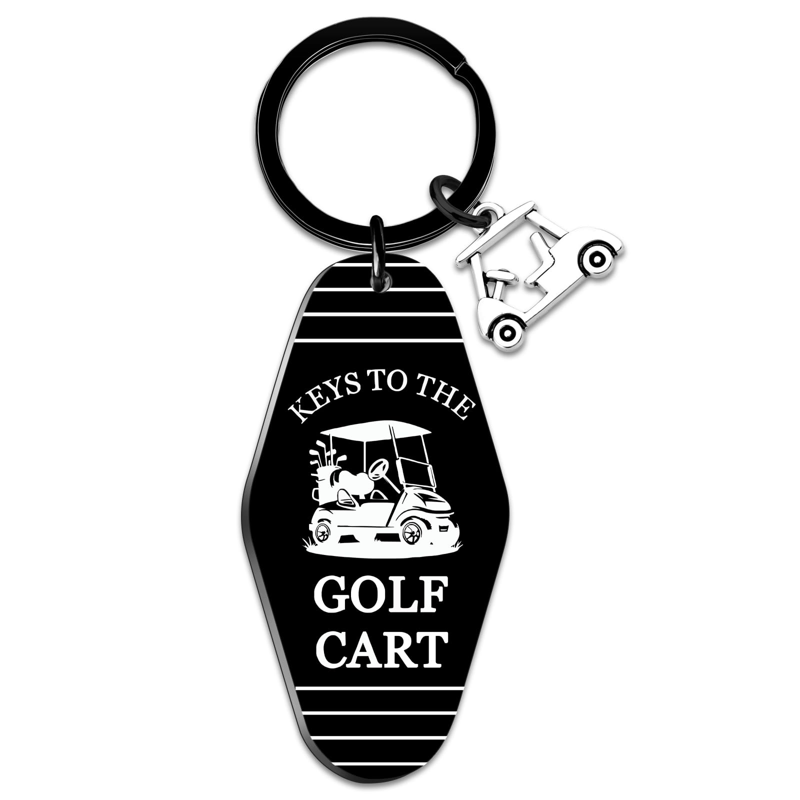 Golf Keychain for Men Women Funny Golfs Gifts Golfing Accessories for Dad Uncle Husband Brother - Keys To
