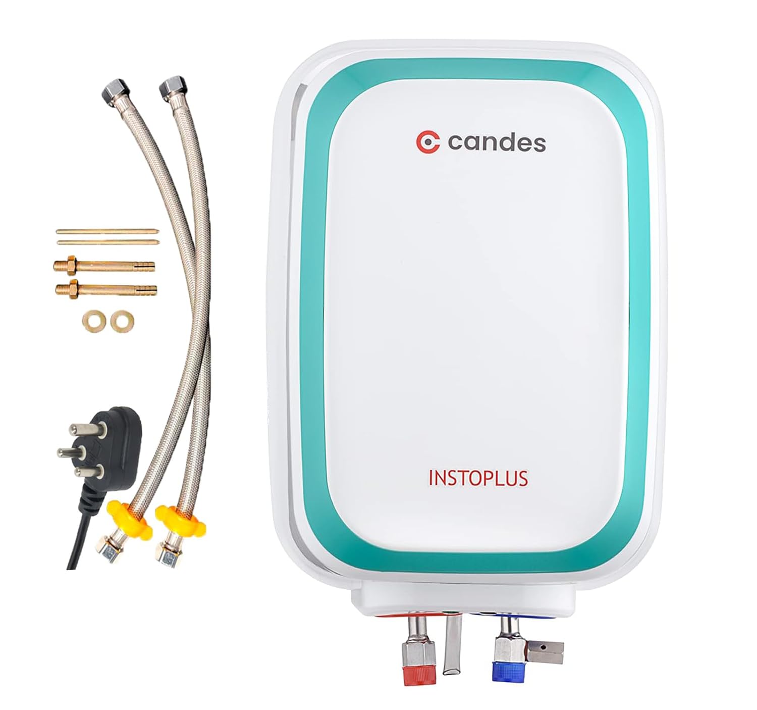 Candes 10 Litre Instoplus Automatic Storage Isi Approved Vertical Electric Water Heater (Geyser) 5 Star Rated With Installation Kit & Special Anti Rust Body, (White) 2Kw - Wall (B09MRR1M33) Amazon Price History, Amazon Price Tracker