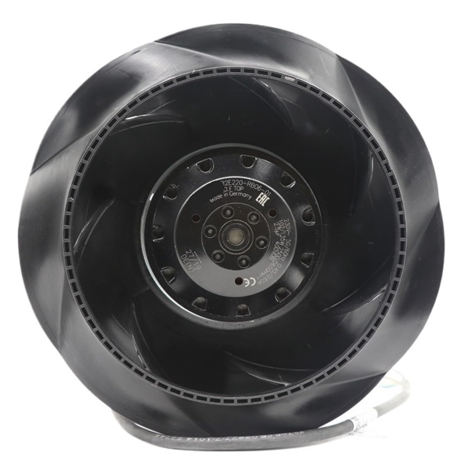 Lzikkgki One Color R2e220-Rb06-01 0.45A 220Mm 102W 230V Ac Ip44 2500Rpm Cooling Fan