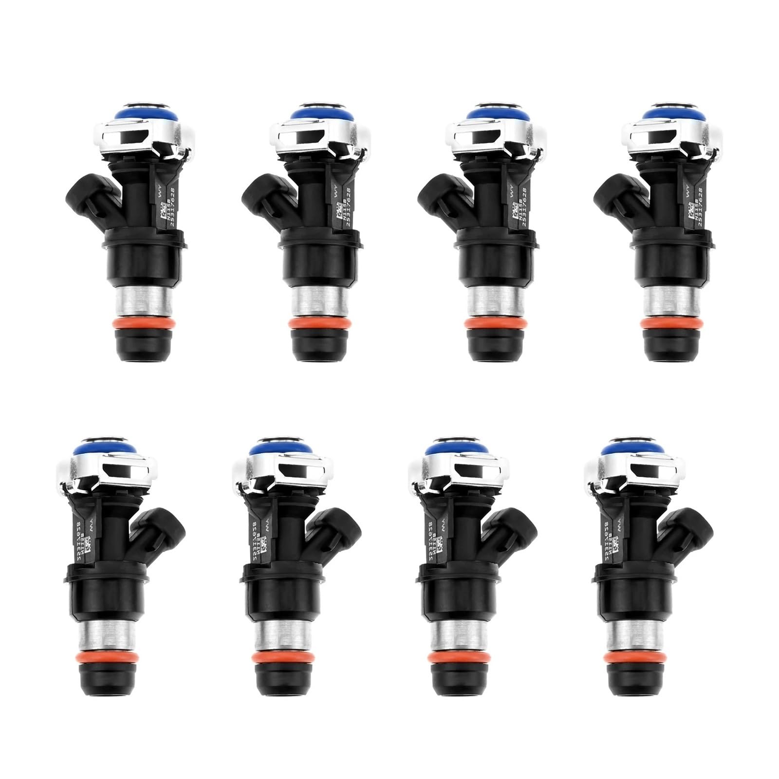Awgntqq One Color Fuel Injector Nozzles For Silverado 1500 4.3L/4.8L/5.3L/6.0L 2000-2006 25320288 25323974 8Pieces 25317628 Fuel Injector