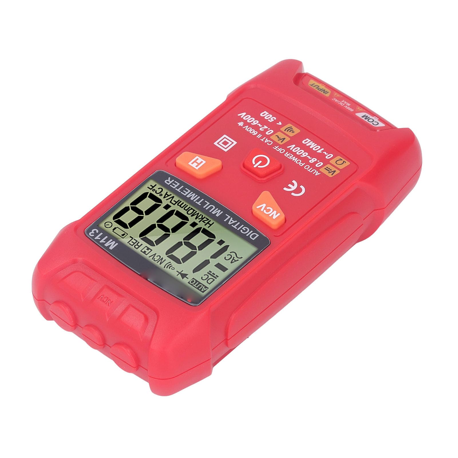 Digital Auto Ranging Multimeter Precision Machined Anti Burn Portable Electrical Voltage Tester with Non Current, Multifunctional Accessory for Home Use