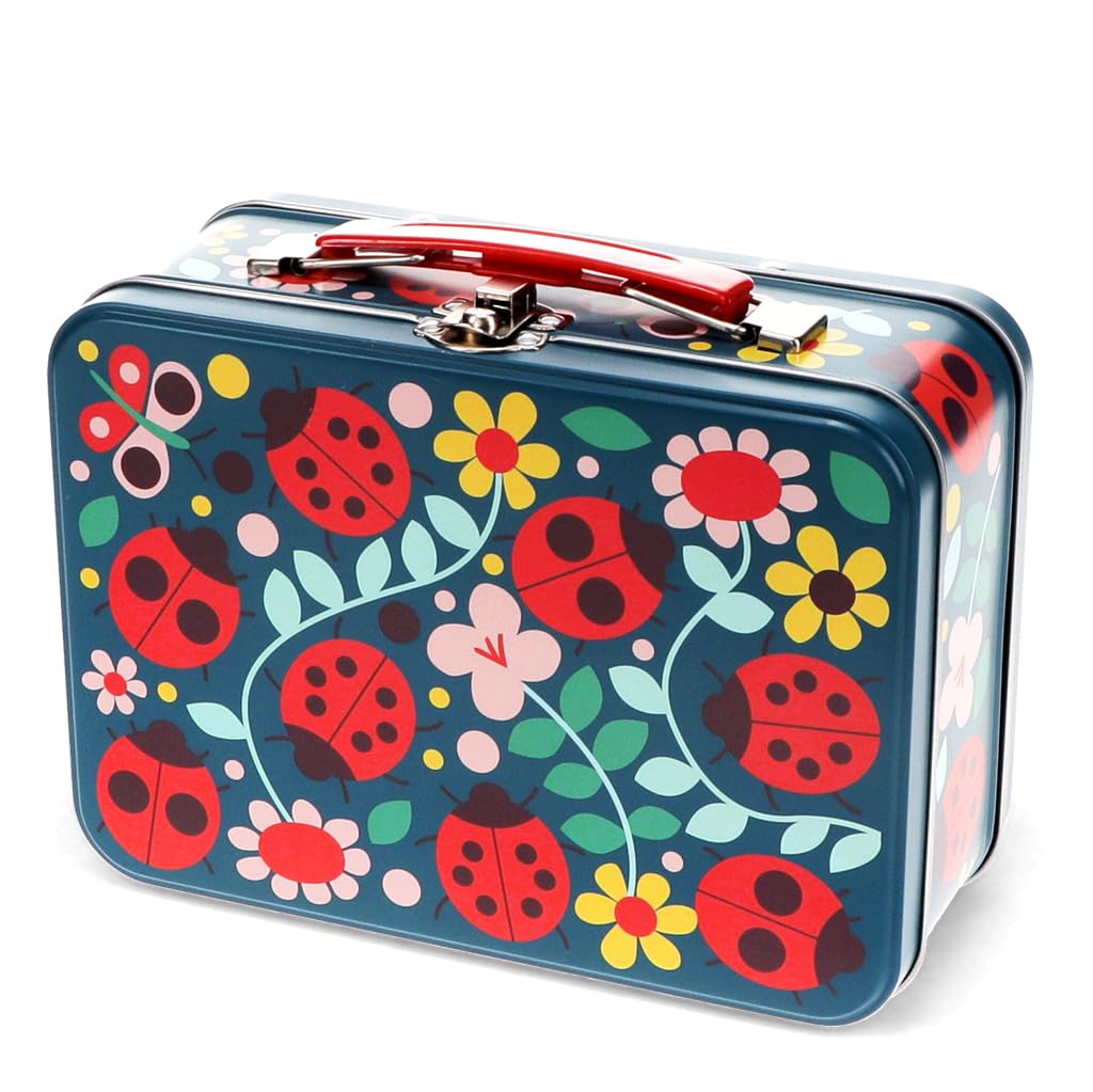 Rex London Multicoloured Ladybird Metal Tin Case