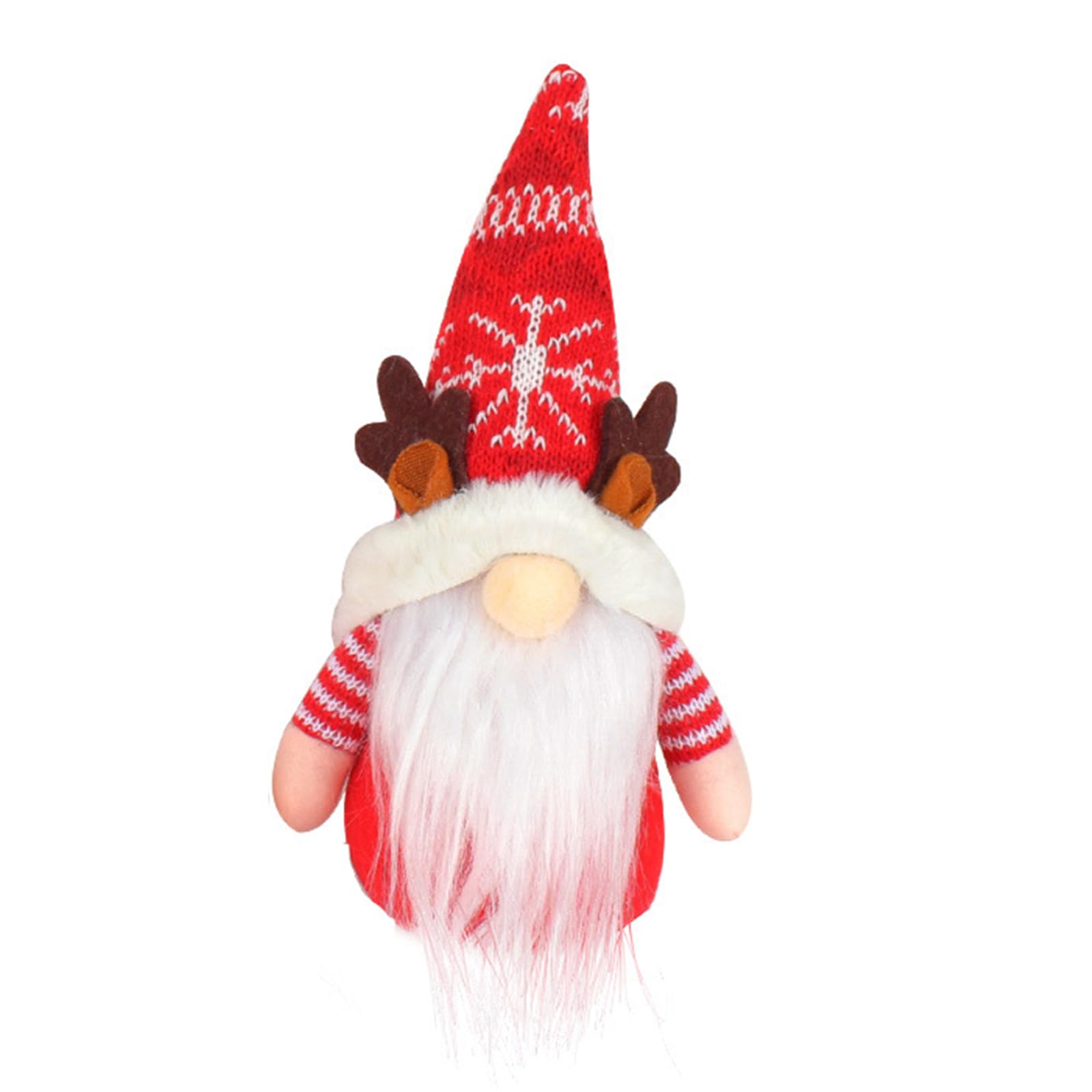 YWLUUOO Christmas Antler Doll Santa Doll Plush Santa Christmas Plush Statue Decor Decor Plushie Snowflake Deer Antler