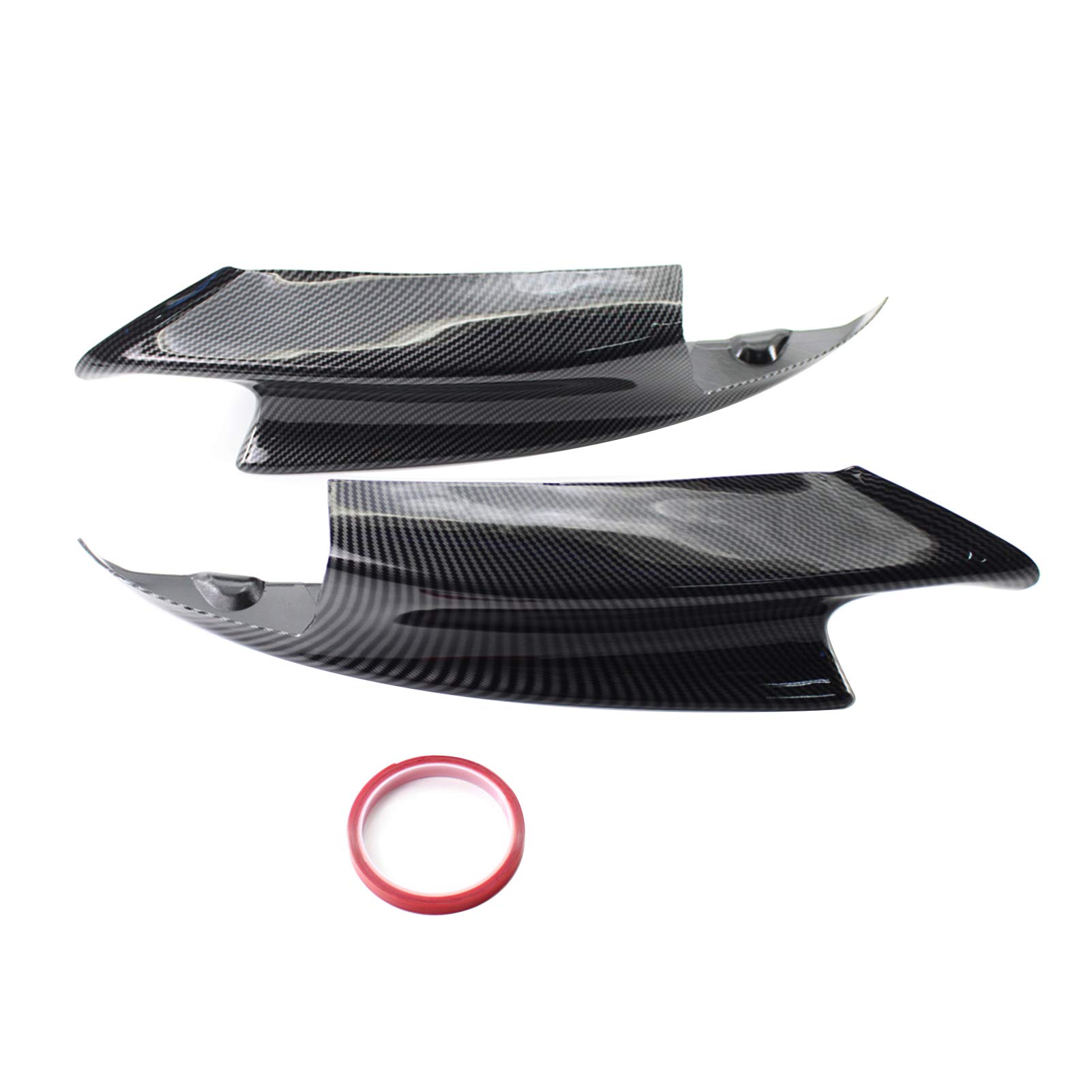 1 Pair Front Splitters Bumper Spoiler Lips Carbon Fiber Replacement for BMW E90 E92 E93 M3 2007-2013 JIUMAO