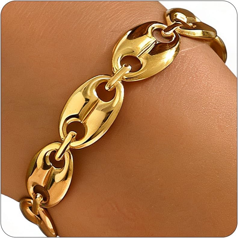 Gold Cuff Bracelets for Women 18K Gold Plated Dainty Open Cuff Bangle Bracelets Minimalist Adjustable Wrist Cuff Bracelet