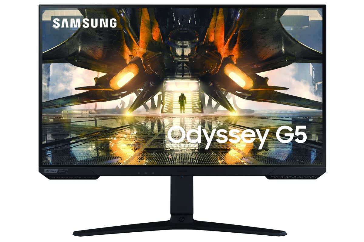 SAMSUNG Odyssey G52A Series 32-Inch WQHD (2560x1440) Computer Monitor, 165Hz, IPS Panel, HDR400, G-S