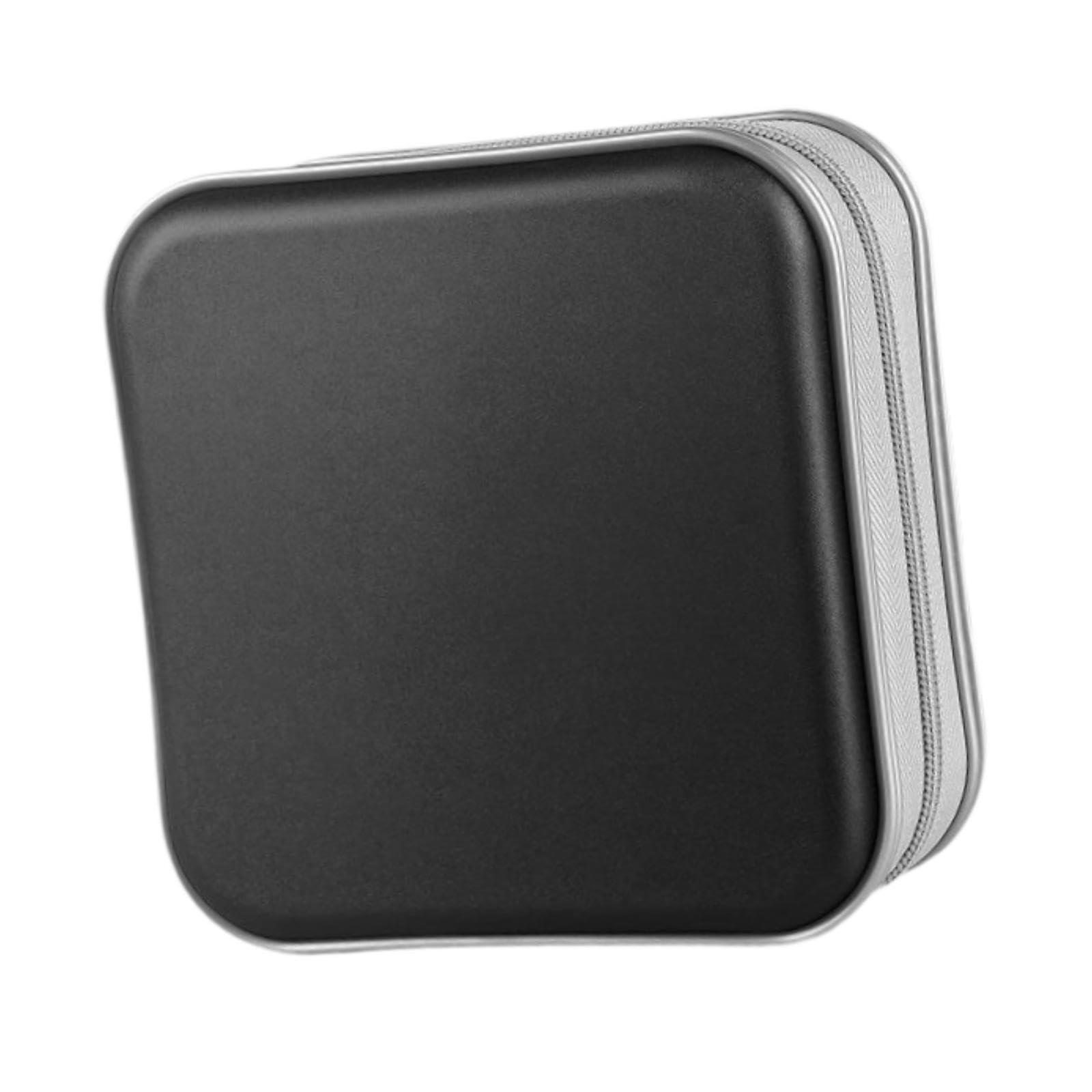 CALANDIS Cd Case Hard Zipper Household 40 Capacity Cd Case Holder For Travel Home Car Black | | |-picture-38