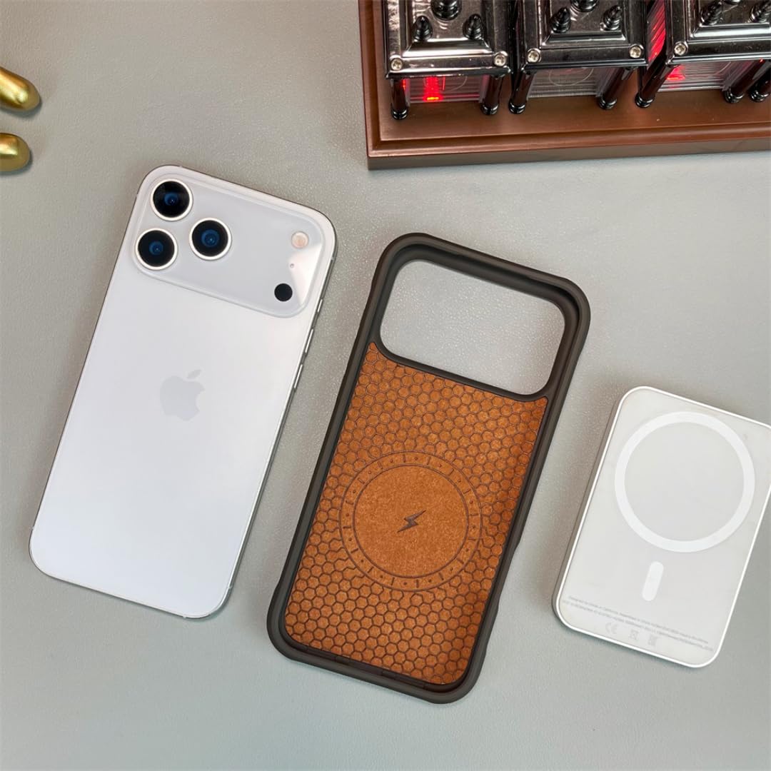 Funda Protectora magnética de Lujo con diseño Degradado para iPhone 15 Pro, a Prueba de Golpes, con Parachoques Reforzado (para iPhone 15 Pro/C).