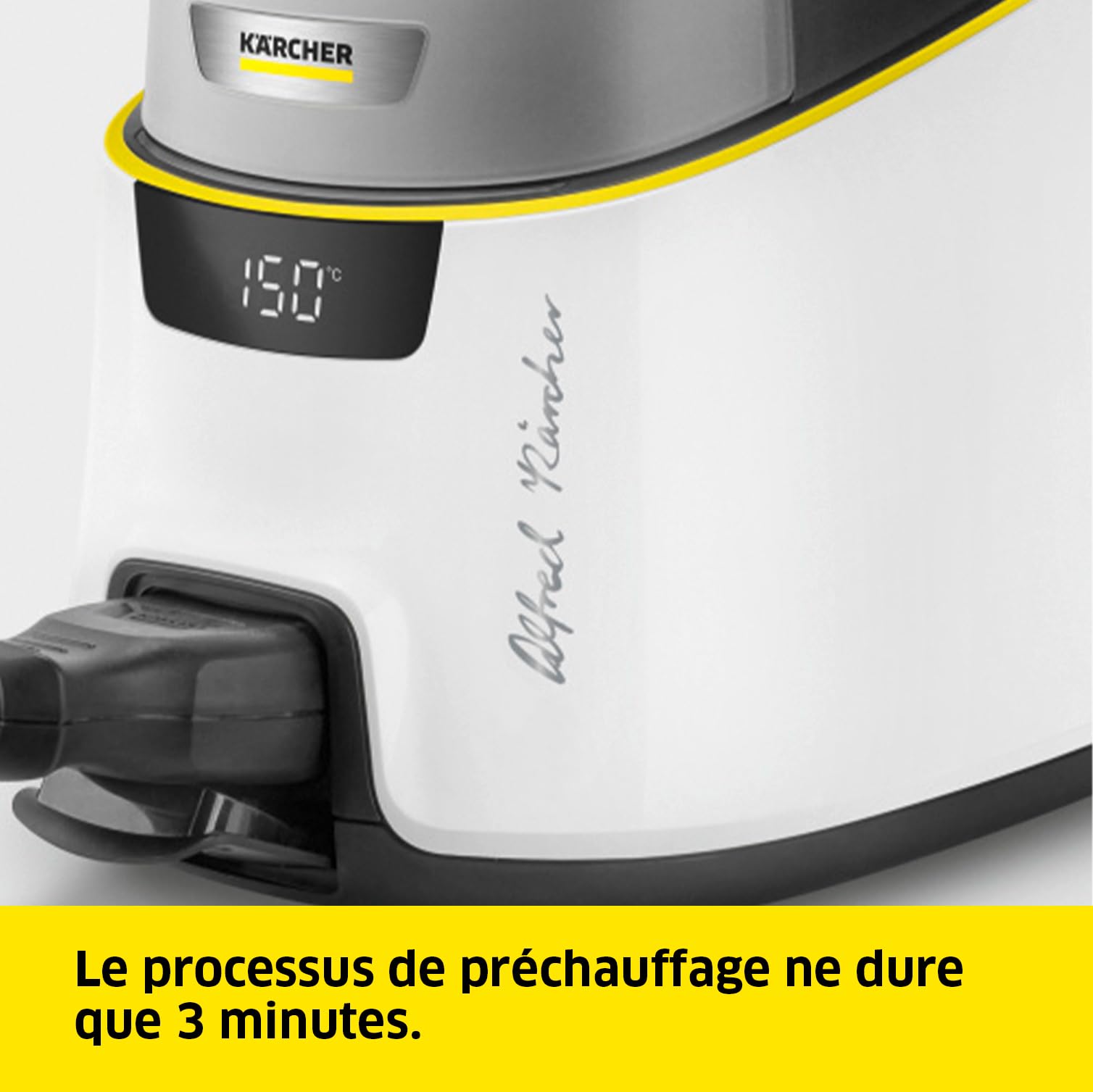 Kärcher Nettoyeur Vapeur SC 5 Deluxe Signature Line, Fonction VapoHydro, Pression Vapeur: 4bar, Temps de Chauffe: 3min, Surface Nettoyable: 130m², Réservoir: 1,3l, Accessoires, Set Nettoyage de Sol