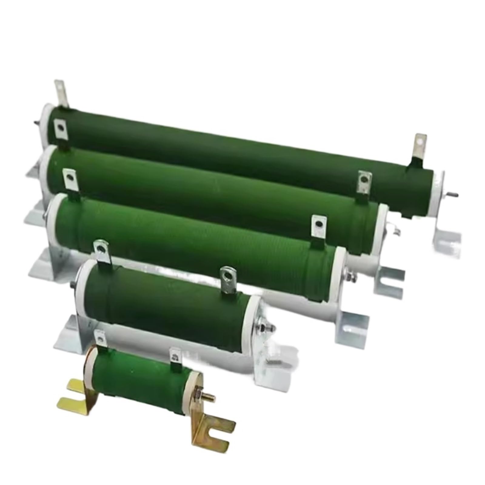 Résistance bobinée à fil ondulé de haute précision 500 W - Résistance fixe à plaie plate RX20(1Pcs 500W 150R)