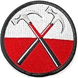 Men's Pink Floyd The Wall Hammers Circle Woven Patch