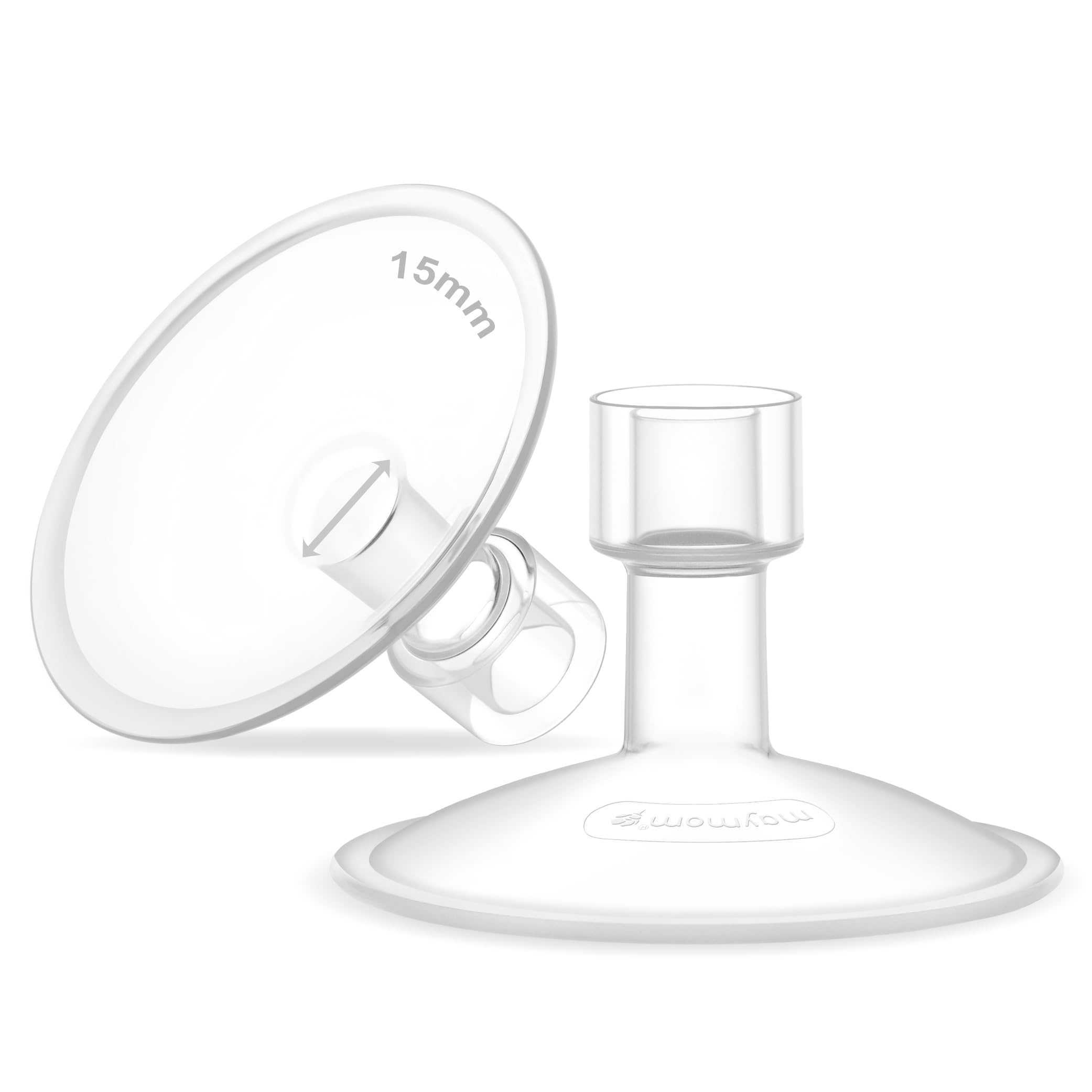 Maymom ソーサー型 さく乳口 15mm サイズ（2個セット）メデラ・ピジョン互換 さく乳器 交換用パーツ 非純正品