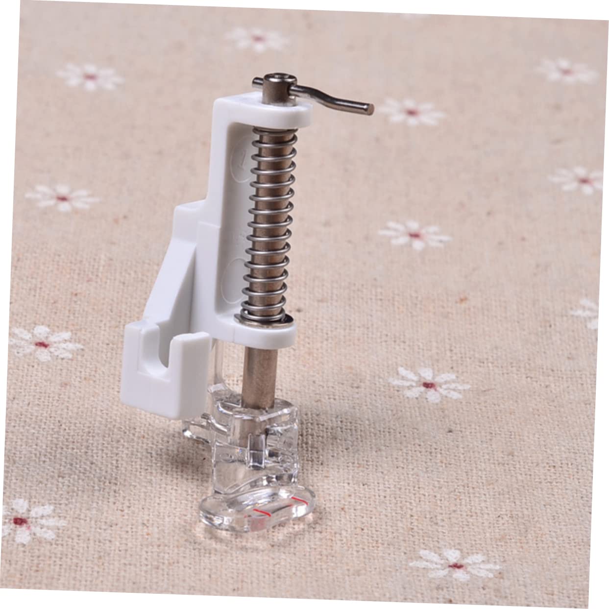 Artibetter 3 Set Piedino per Cucire Portatile Accessorio per Cucire Piedino per Orlare Arrotolato Piedino Universale per Punto Raso Piedini per Cucire Piedini per Macchina da 5 Pezzi * 3