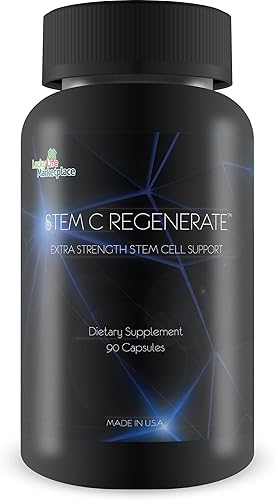 Stem C Regenerate - Soporte natural de células madre - Ayuda a apoyar las células madre naturales potenciadas, ayuda a reducir la inflamación y la