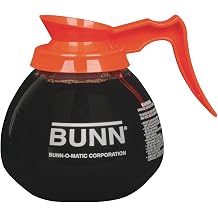 BUNN 64 Oz Orange 12-Cup Coffee Decanter / Case of 3