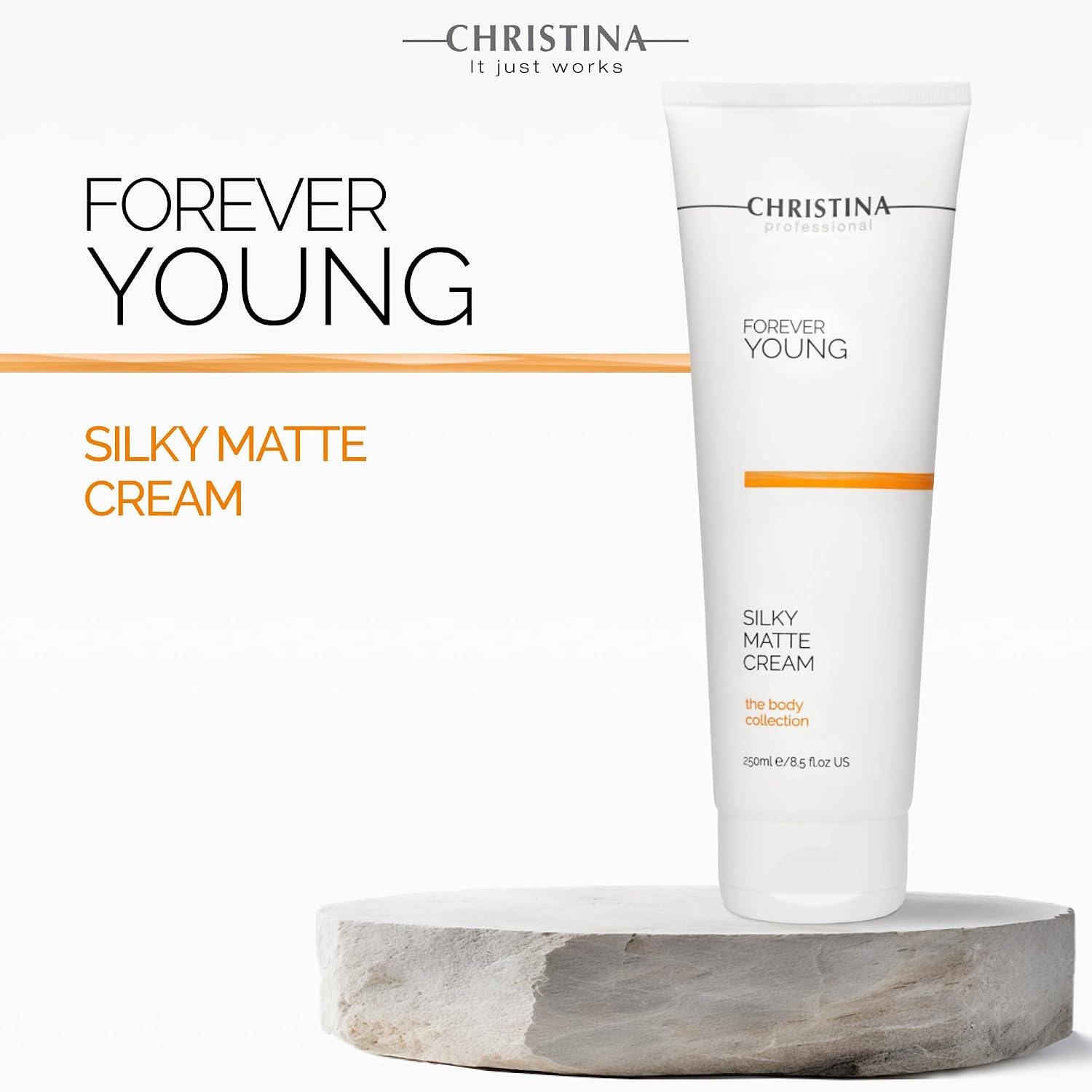 -CHRISTINA- Forever Young - Silky Matte Cream For All Skin Types 250ml